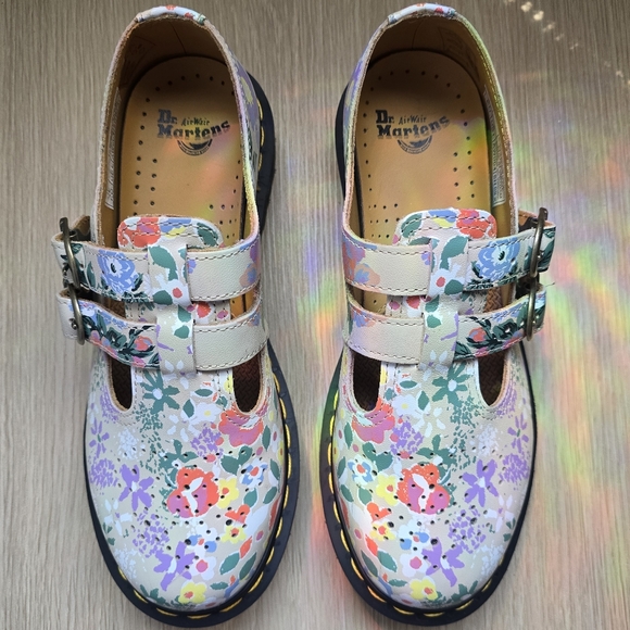 NEW Dr. Martens Floral Mary Janes Docs - Picture 9 of 13